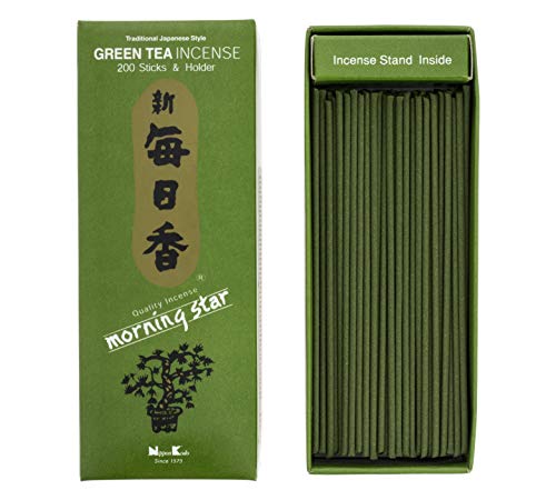 nippon kodo Morning Star Té Verde Incienso, 200 barritas