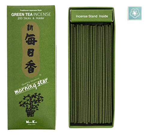 nippon kodo Morning Star Té Verde Incienso, 200 barritas