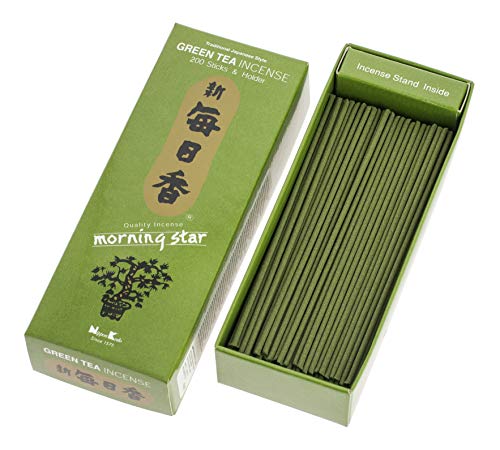 nippon kodo Morning Star Té Verde Incienso, 200 barritas