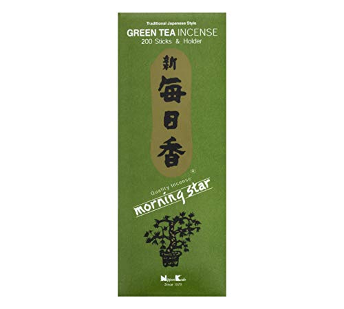 nippon kodo Morning Star Té Verde Incienso, 200 barritas