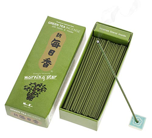 nippon kodo Morning Star Té Verde Incienso, 200 barritas