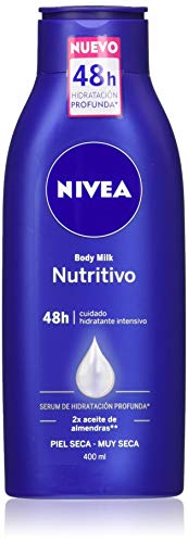 NIVEA Body Milk Nutritivo - 48h Cuidado hidratante intensivo - 400 ml, pack of 2