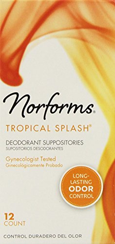 Norforms Suppositories Tropical Splash 12 Count