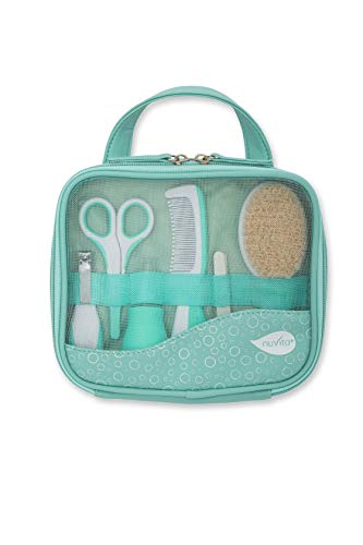 Nuvita 1146 - Set Para el Cuidado del Bebé – Estuche Para Cuidados e Higiene del Bebé - Kit para Uñas y Cabello - Aspirador Nasal – Ideal para Viajes – Libre de BPA – Marca Europea