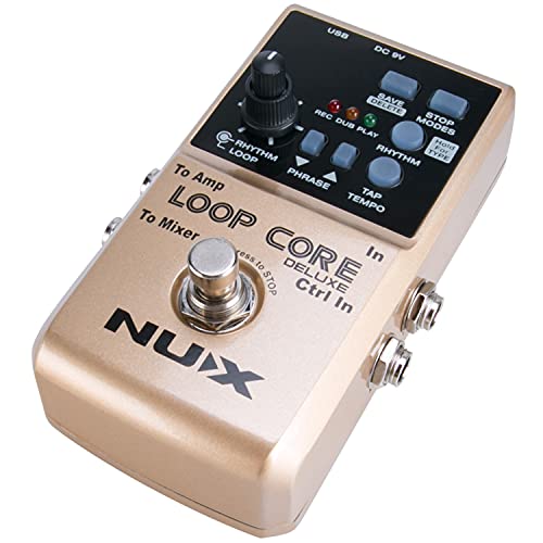 Nux Pedal Looper y caja de ritmos + pedal de 2 vías