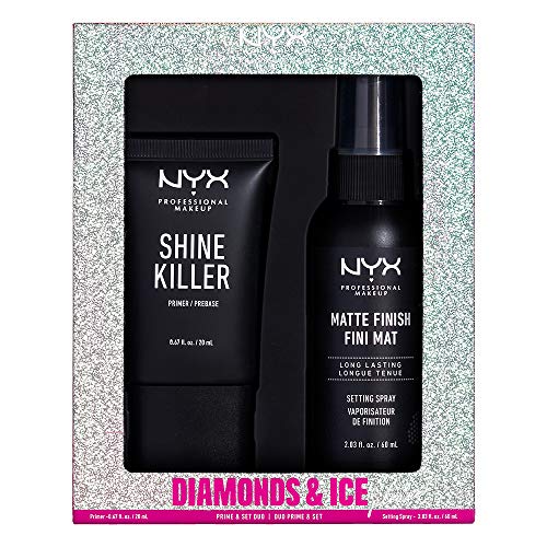 "NYX Professional - Juego de imprimación para maquillaje con diamantes y hielo (acabado mate)"