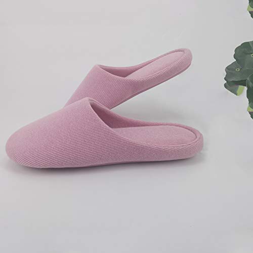 ofoot Zapatillas Mujer Casa Algodon Espuma con Memoria, Pantuflas Estar Lavable Interior Antideslizante