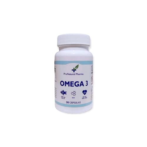Omega 3 ProNatural Pharma + Vitamina E, 30 cápsulas blandas 1000 mg. Aceite de pescado
