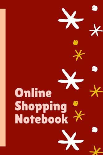 Online Shopping Notebook: Shopping Book