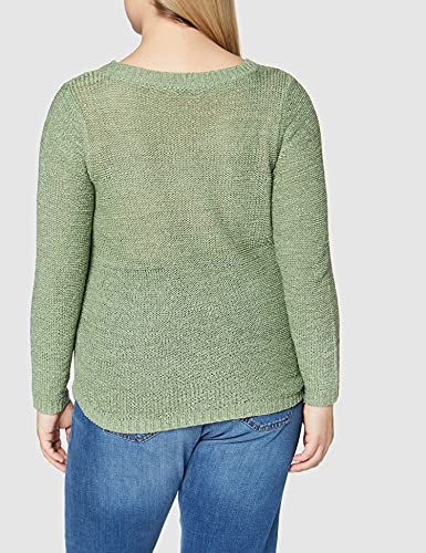 Only ONLGEENA XO L/S Pullover KNT Noos Suéter, Color Verde, M para Mujer