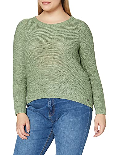 Only ONLGEENA XO L/S Pullover KNT Noos Suéter, Color Verde, M para Mujer