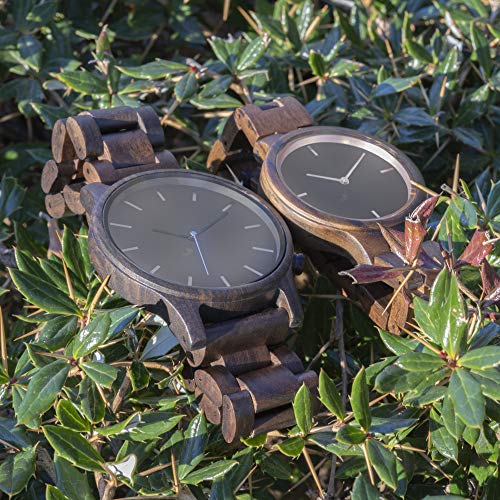 Opis UR-F1 (Sándalo Negro) Reloj de Madera para Mujer/Reloj de Pulsera de Madera/Reloj Pulsera Vintage para Mujer