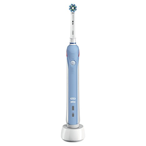 Oral-B Pro 2000 - Cepillo de dientes eléctrico recargable, mango, 2 modos incluyendo cuidado de las encías y cabezal de cepillo de dientes, tecnología Braun