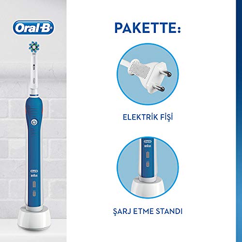 ORAL-B Pro 2000 CrossAction Electric Rechargeable Toothbrush, 350 g