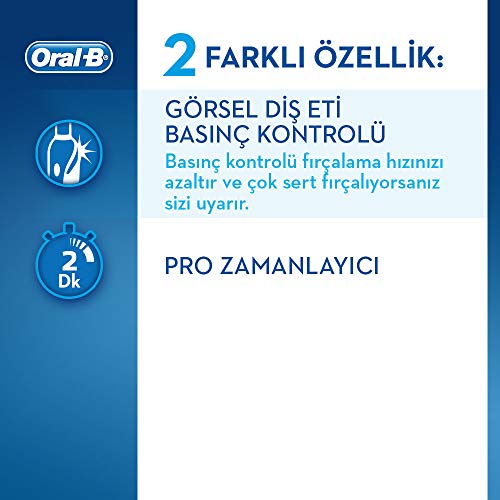 ORAL-B Pro 2000 CrossAction Electric Rechargeable Toothbrush, 350 g