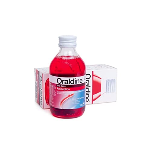Oraldine Antiséptico, Colutorio de Uso Diario con Doble Poder Antibacterial - 200 ml