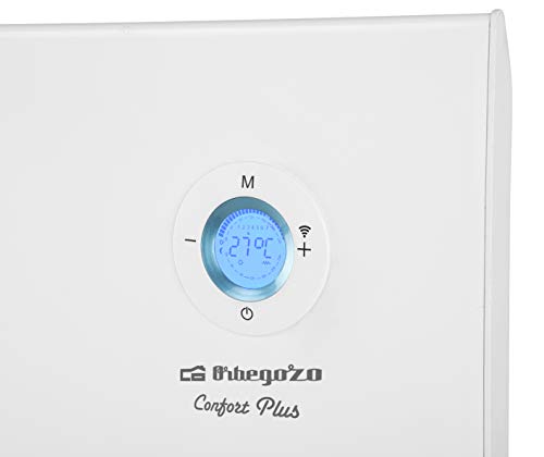 Orbegozo REW 2000 - Panel radiante digital Wi-Fi, 2000 W, pantalla digital LCD, programable, conexión inalámbrica mediante Orbegozo APP