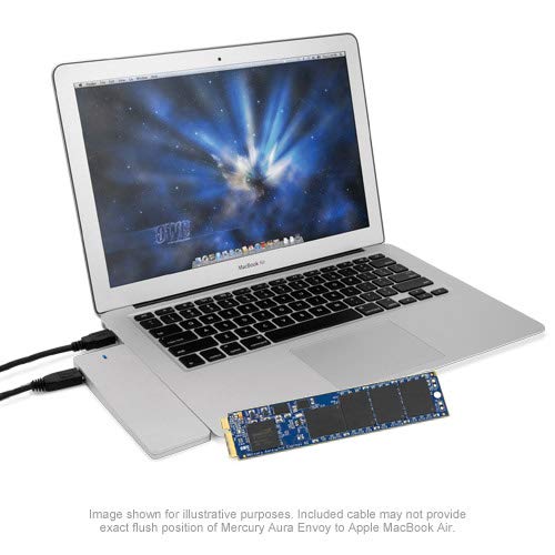 OWC Aura Pro 6G SSD - Disco Duro Externo para MacBook Air 2012 1 TB SSD with Upgrade Kit