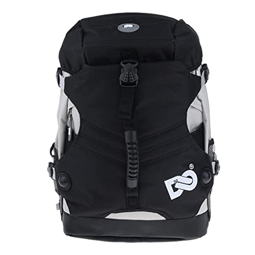 P Prettyia Mochila de Hombro para Almacenamiento de Patines, Bolsa Guardadora de Material Deportivo - Negro 2