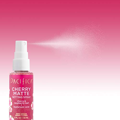 Pacifica Spray de ajuste mate de cereza para mujer Spray facial de 2 onzas