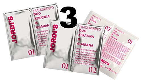 Pack 3 ud. - Tratamiento ultranutritivo y brillo duo de queratina y guaraná