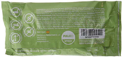 Paleobull Barrita Energética con Avellanas y Plátano - 9 barritas de 1 x 50 gr - Total: 450 gr