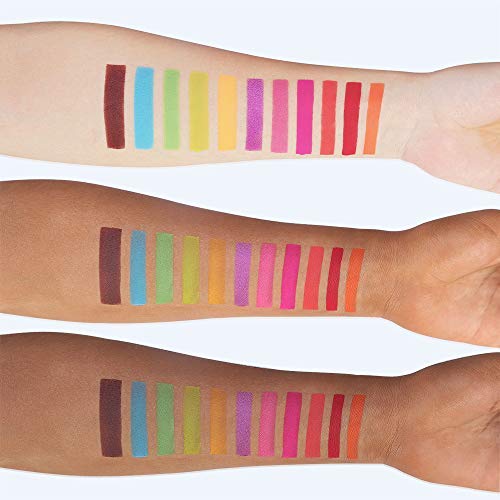 Paleta de sombras de ojos DE'LANCI 16 colores (mate + brillo) Maquillaje Sombras de ojos impermeables altamente pigmentadas Cosmético