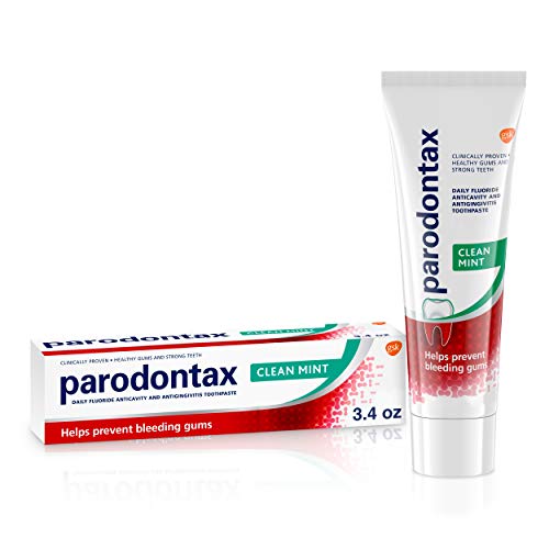 parodontax Parodontax sanguinamento delle gengive e gengivite Dentifricio, Pulito menta, 3.4 Ounce