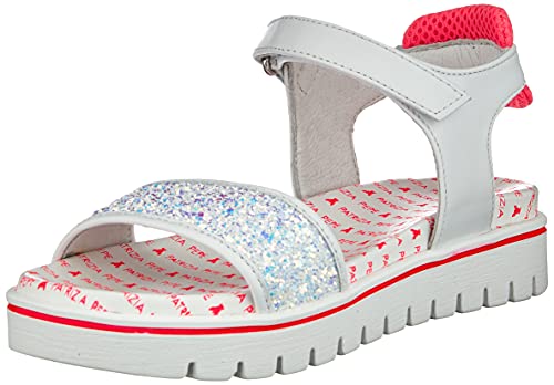 Patrizia Pepe Kids PPJ70.20, Sandalia, White Fuxiafluo, 30 EU