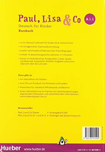 Paul, Lisa & Co. Deutsch für Kinder. A1.1. Kursbuck. Con Glossario. Per la Scuola elementare. Con espansione online