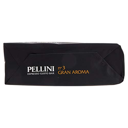 Pellini Caffè - Café Molido para máquina - Espresso Gusto Bar N. 3 Gran Aroma 500 g