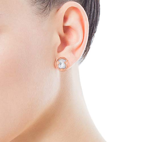 Pendientes Camille de Plata Vermeil rosa con Nácar (712163570)