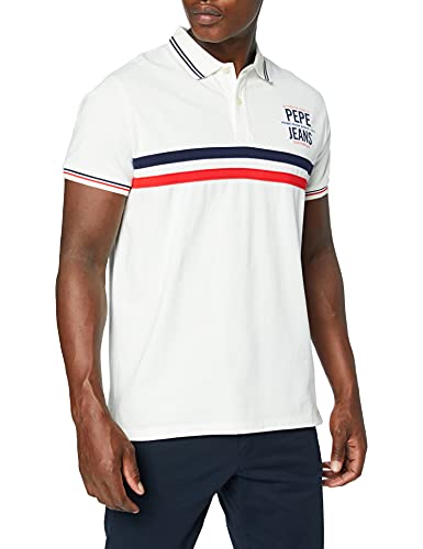 Pepe Jeans Baldwin Polo, 803off White, M para Hombre