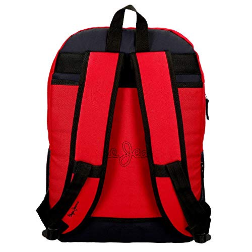 Pepe Jeans Calvin, Mochila, 44 cm, 32.91 Liters, Multicolor