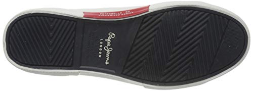 Pepe Jeans Kenton Classic Twill, Zapatillas Hombre, 800 Blanco, 42 EU