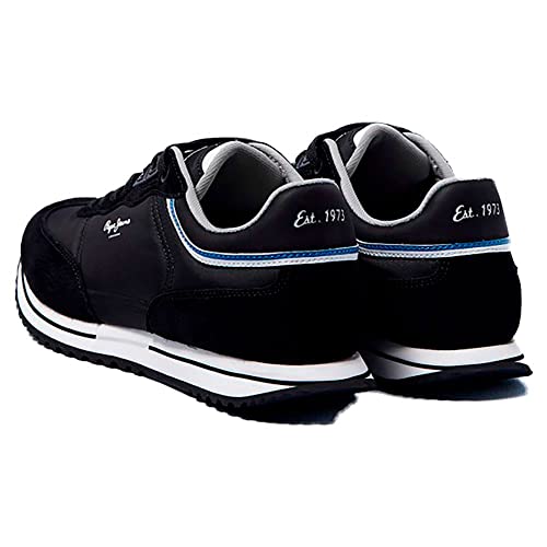 Pepe Jeans Tour Classic, Zapatillas Hombre, 999 Negro, 43 EU