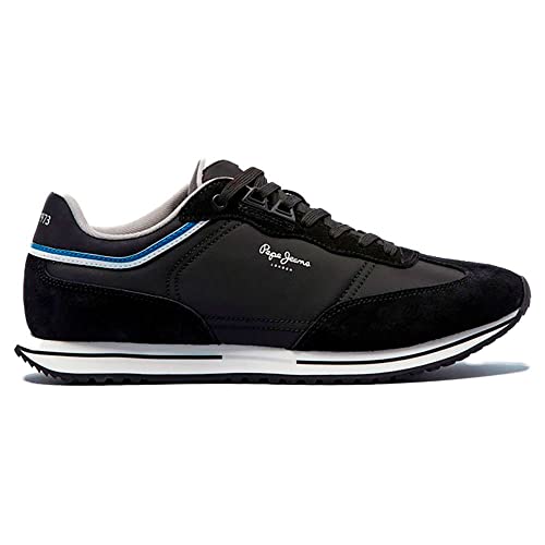 Pepe Jeans Tour Classic, Zapatillas Hombre, 999 Negro, 43 EU