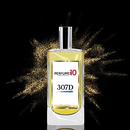 Perfumes10 nº 307D - Inspirado en BLACK OUD DE MONTALES - Eau de Parfum con Vaporizador para Hombre - Fragancia de Larga Duración 50 ml Sin caja