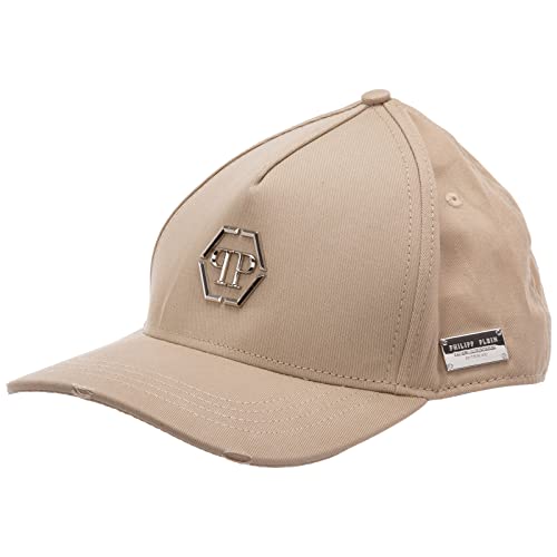 Philipp Plein Hombre Hexagon Cappello Baseball Beige