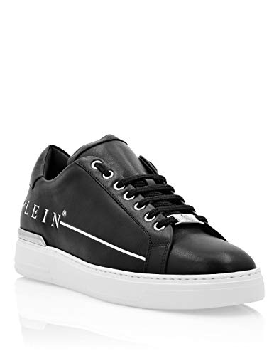 Philipp Plein Hombre Lo-Top Sneakers Istitutional Negro 39