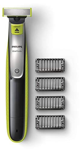 Philips QP2530/20 OneBlade - Recortador de barba, recorta, perfila y afeita, recargable