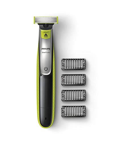 Philips QP2530/20 OneBlade - Recortador de barba, recorta, perfila y afeita, recargable