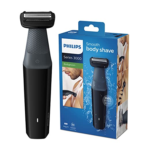 Philips series 3000 - Cortapelos para el cuerpo (hidrófugo, con sistema de confort cutáneo)