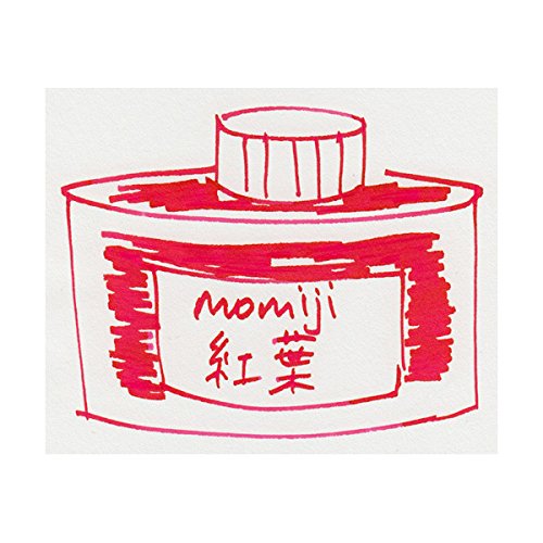 Pilot Iroshizuku Fountain Pen Ink - 50 ml Bottle - Momiji Autumn Leaves (Crimson) (japan import)