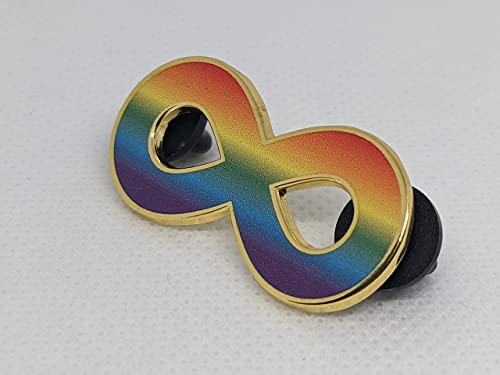 Pin de esmalte Autistic Spectrum Autism Pride Rainbow Infinity Symbol Celebrate Neurodiversity