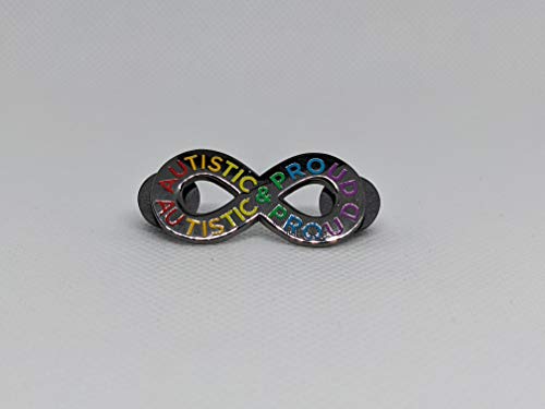 Pin de esmalte del orgullo autista y autista | Spectrum Infinity Symbol Neurodivergent Pride