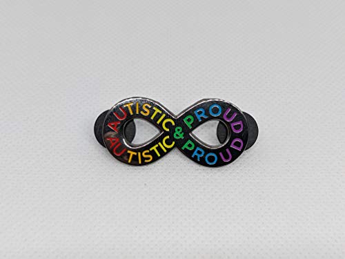 Pin de esmalte del orgullo autista y autista | Spectrum Infinity Symbol Neurodivergent Pride