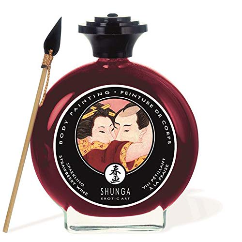 Pintura Corporal Comestible Sabor Cava y Fresas 100 ml. – Shunga