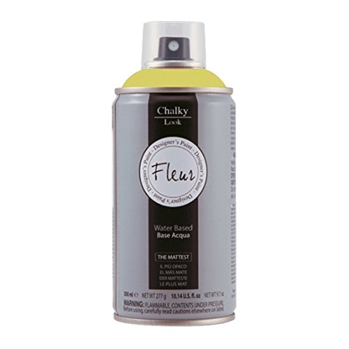 Pintura en spray efecto tiza o yeso extra mate Chalky Look - 300 ml - Es un producto sin olor , al agua y no gotea. (Flower Power)