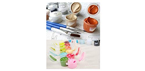 Pintura por Números Noche De Belleza En Roma DIY Pintar por Numeros para Adultos Niños, Pintura al óleo Kit con Pinceles y Pinturas, Lienzo Regalo de Pintura para Adultos Mayores